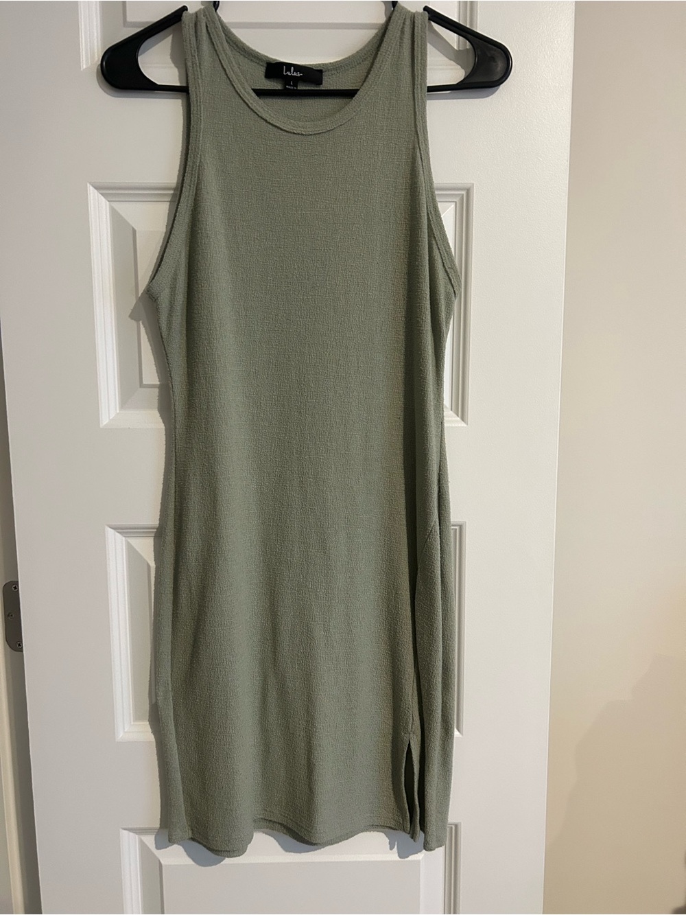 Lulu's Olive Green Sleeveless Tank Dress